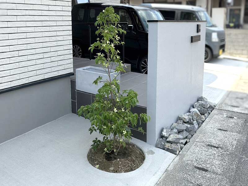 外構工事_玄関01
